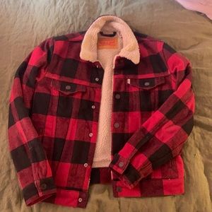 Levi’s Sherpa lined jacked